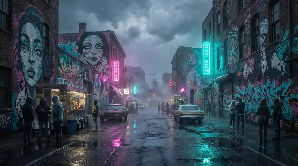 三个馊子伦着玩小说冫 - 雨夜壁画街